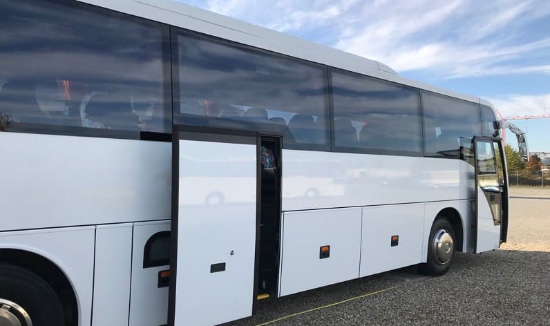 Germany: Bus agency in Karlsruhe, Baden-Württemberg